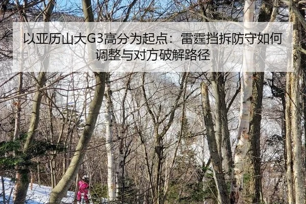 以亚历山大G3高分为起点：雷霆挡拆防守如何调整与对方破解路径